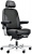 Кресло Falto DISPATCHER–XXL-MAX 2102-2HL (Черн каркас / Черн ткань + кожа / АЛ Крестовина)