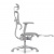 Эргономичное кресло класса люкс Comfort Workspace Ergohuman Luxury 2 с подножкой