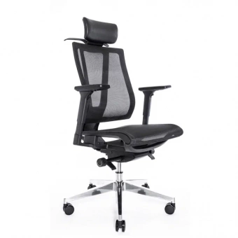 Эргономичное офисное кресло Falto G-1 AIR, черный/черный